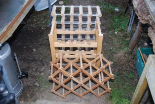 Three Wine Racks.