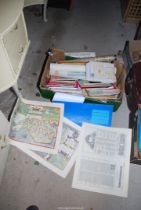 A box of Maps, etc.