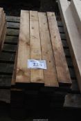 Forty lengths of Treated Softwood - 3" x ¾".
