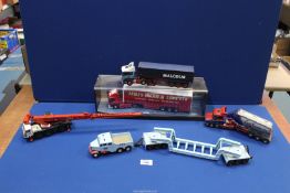 A quantity of model lorries including; boxed Corgi 'James IRLAM & Sons ltd',