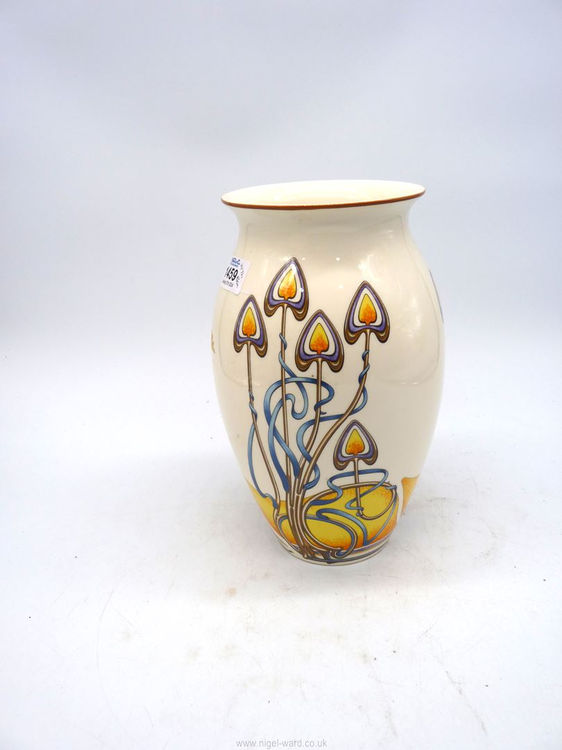 A Masons 'Art Nouveau' pattern vase, boxed, 10 1/4" tall. - Image 2 of 3