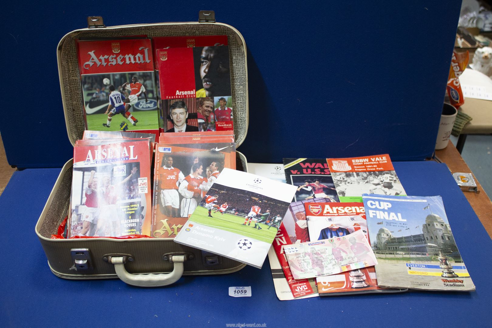 A small quantity of football Programmes for Arsenal late 90's/early 2000's,