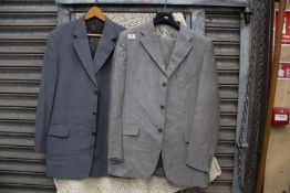 A Jaeger steel blue/grey single breasted gents Jacket,