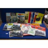 A quantity of model train magazines including Model Railway News (mostly 1960's),