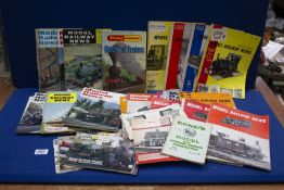 A quantity of model train magazines including Model Railway News (mostly 1960's),