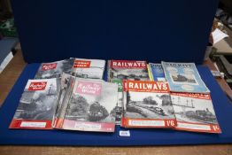 A quantity of 1940/50's Railway magazine including "Railways - The Pictorial Railway magazine" and