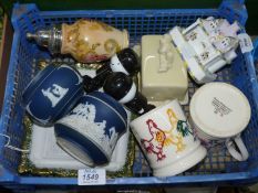 A small quantity of china including two Emma Bridgewater mugs,
