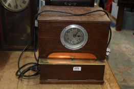 An electrical clocking on clock by National Time Recording Co Ltd.