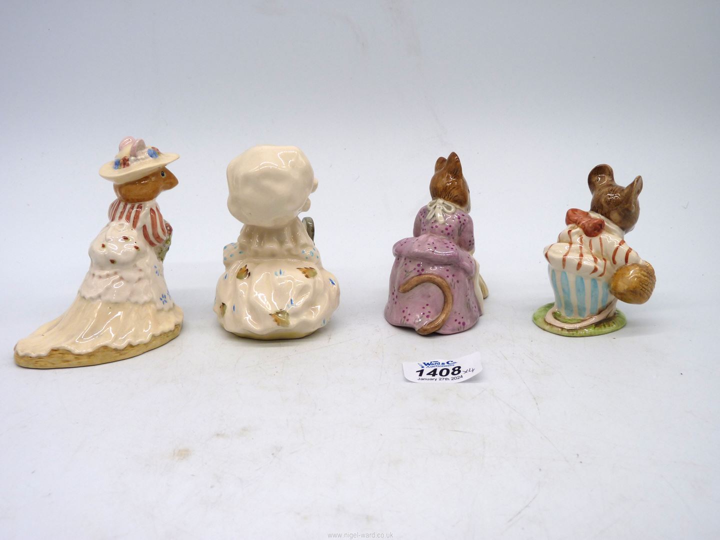 Three Royal Albert Beatrix Potter figures to include Lady Mouse, Mrs Tittlemouse, etc. - Image 2 of 3