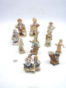 A small quantity of figures and Conta and Boehme Fairings to include; boy & girl with geese,