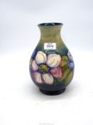 A Moorcroft 'Anemone' vase,