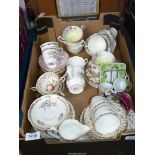 A quantity of part teasets including Royal Grafton, Duchess etc.