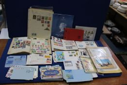 A quantity of stamps and stamp album to include World Health Organisation Gibraltar,