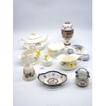 A quantity of china to include Rosenthal lidded pot, Princess House teapot, jug,