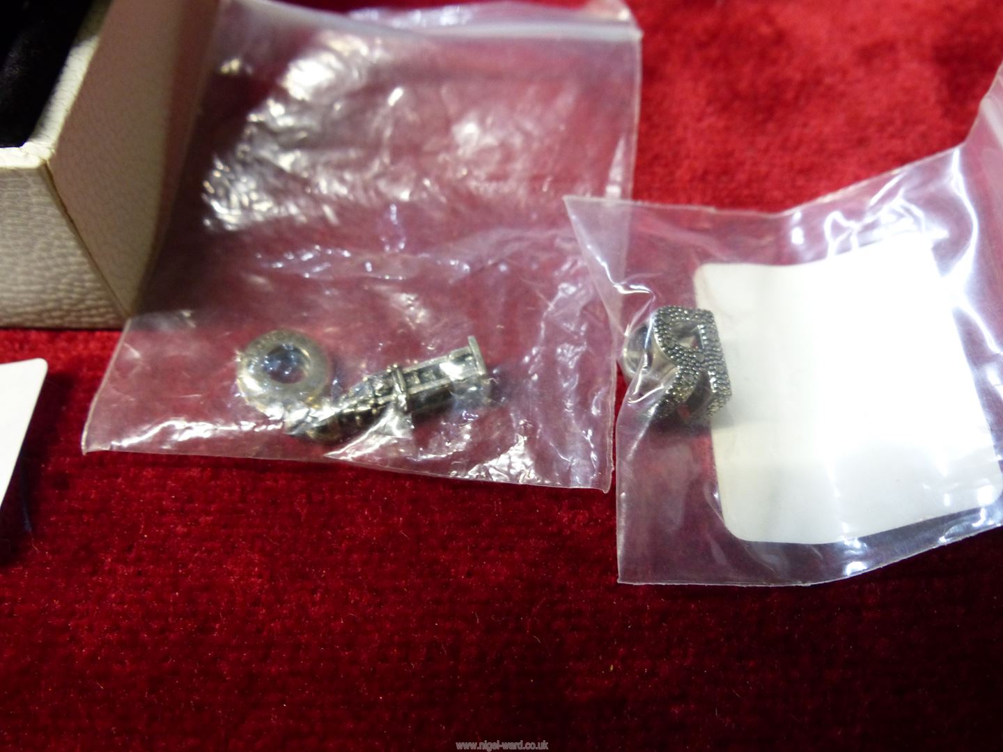 Three sterling silver 925 charms including Pandora 'Big Ben', - Image 2 of 2