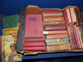 A quantity of hardback books including Adam Beale by George Elliot, Shirley by Charlotte Bronte,