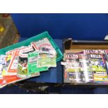 A large quantity of Hereford United football programmes.