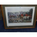 **A large framed Print taken from the painting by M.S.