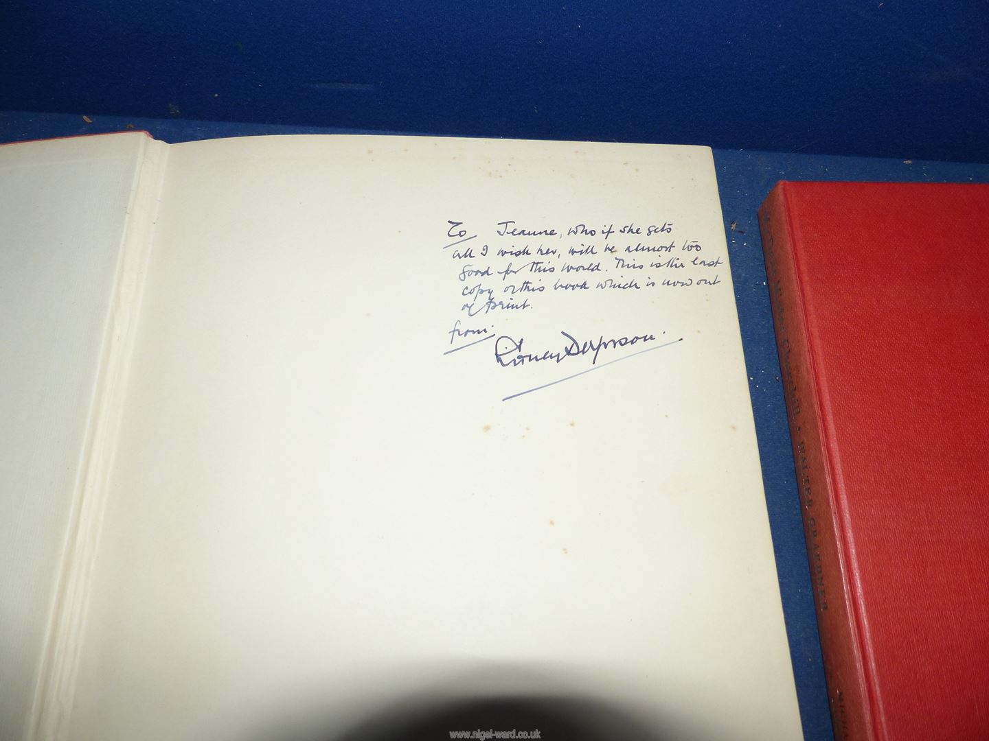 Four Books - 'My Dear Churchill' by Water Graebner (1965 Presentation copy), - Image 5 of 7