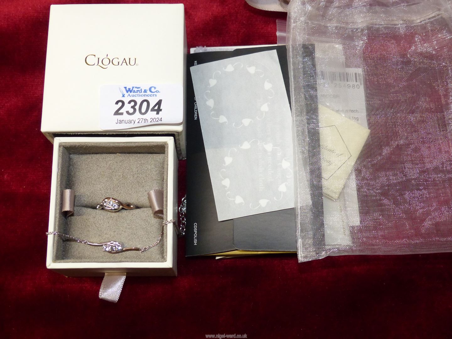 A boxed Clogau 'Past,