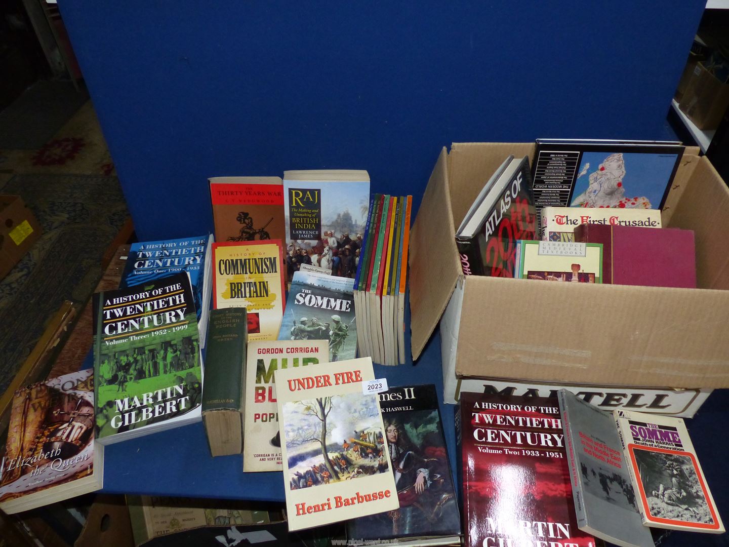 A quantity of history books to include Strategic Surveys, The Thirty Years War, etc.