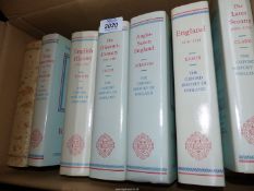 Sixteen volumes of The Oxford History of England, third edition.