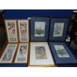 A quantity of Prints to include; three signed by F.