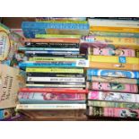 A quantity of mostly Children's books to include 'Plenty of Ponies' , 'Trucker's by Terry Pratchet,