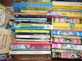 A quantity of mostly Children's books to include 'Plenty of Ponies' , 'Trucker's by Terry Pratchet,