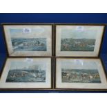 Four H. Alken hunting Prints including Snob is Beat, The Meet, etc.