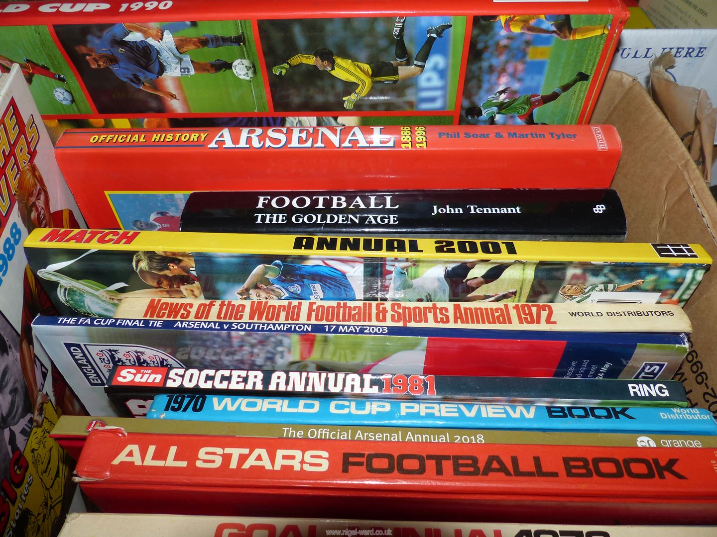 A quantity of football annuals to include Match 2001, Soccer Annual 1981, All Stars Football Book, - Image 2 of 4