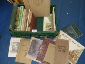 A quantity of books on The Wye Valley Illustrated, The Cotswolds, Gloucestershire, etc.