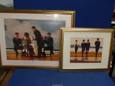 A framed and mounted Jack Vettriano Print titled 'The Billy Boys',