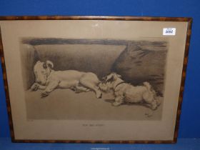 A framed Cecil Aldin Print entitled "You Big Stuff" published by Eyre and Spottiswoode Ltd.