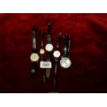 Five wristwatches including Sekonda ladies seventeen jewels, Citron and Marks & Spencer.