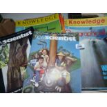 A quantity of Knowledge, Understanding Science and Geographical Magazines.