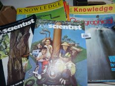 A quantity of Knowledge, Understanding Science and Geographical Magazines.