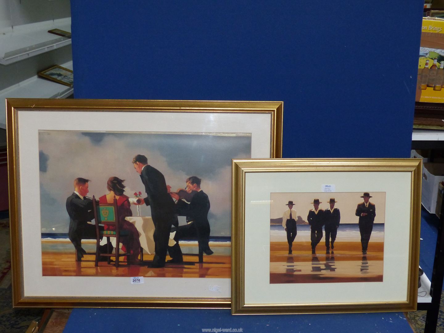 A framed and mounted Jack Vettriano Print titled 'The Billy Boys', - Image 2 of 2