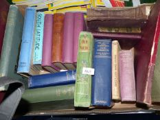 Box of Books to include 'Round the Coast', 'Art and Pictures from the old Testament' ,