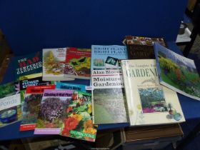 A quantity of gardening books to include Alan Bloom, Moisture Gardening, The Bad Tempered Gardener,