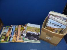 A large quantity of Legend Magazines Series One Land Rover Club.