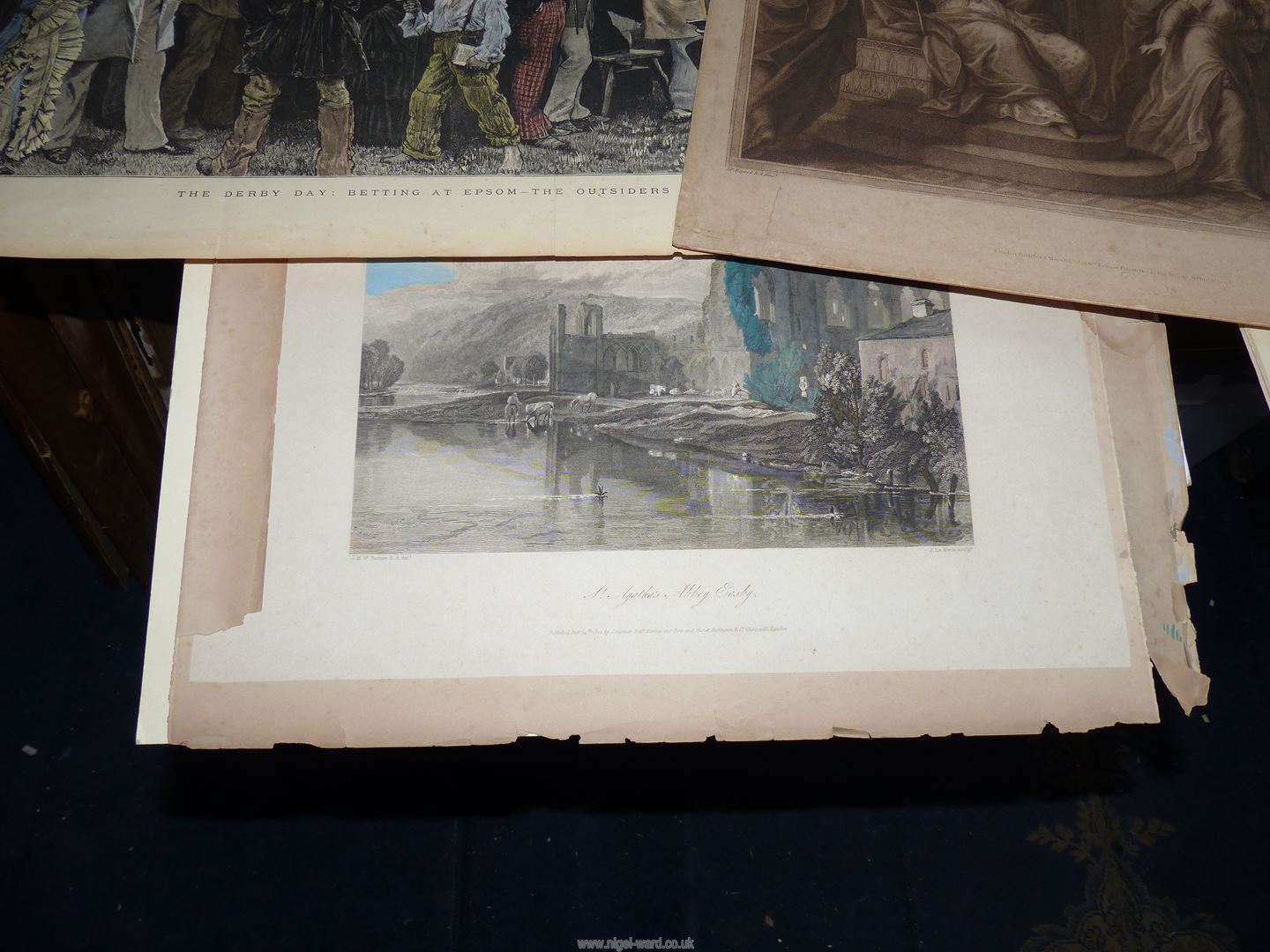 A portfolio of Prints, Engravings and Watercolours. - Image 6 of 6