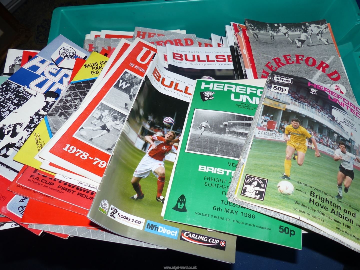 A large quantity of Hereford United football programmes. - Image 2 of 4