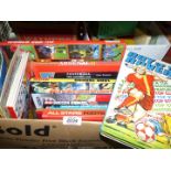 A quantity of football annuals to include Match 2001, Soccer Annual 1981, All Stars Football Book,