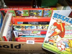 A quantity of football annuals to include Match 2001, Soccer Annual 1981, All Stars Football Book,