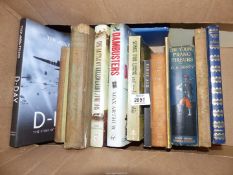 A small quantity of books including D - Day, Dambusters, First Aid, etc.