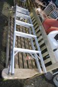 A 5 rung step ladder.