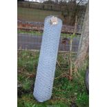 A roll of chicken wire.