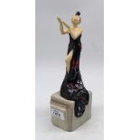 A Manor Art Deco style figure "Decadence", limited edition no. 92/750, 11 1/4" tall.