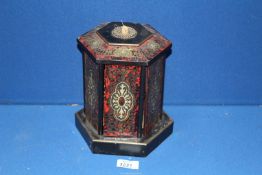 A French boule type inlaid Cigar Cabinet,